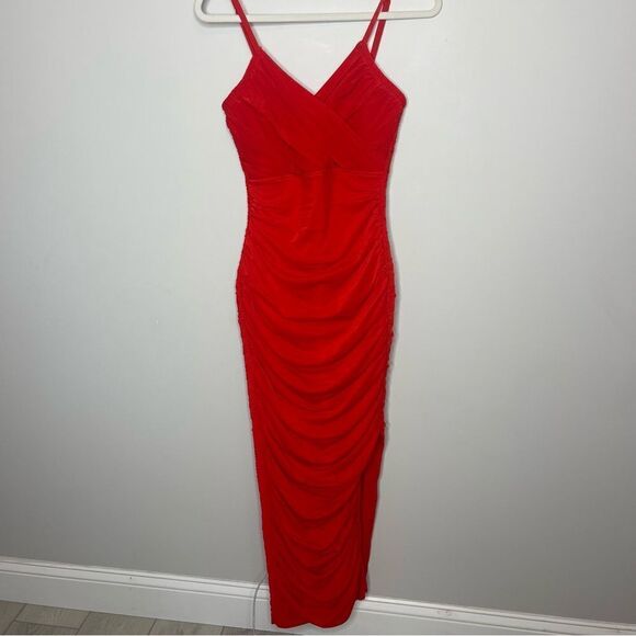 Revolve ELLIAT Red Pippa midi dress SIZE XS - Picture 7 of 10
